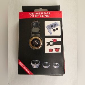 Universal Clip Lens with Gold Accent